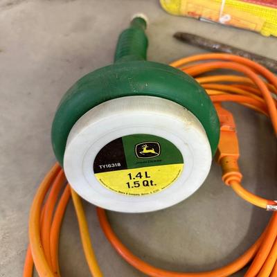 CEN-TECH BATTERY CHARGER, COME ALONG, FUNNELS AND MORE