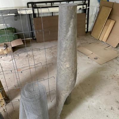 FENCING, WEED BARRIER AND TOMATO CAGES