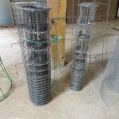 FENCING, WEED BARRIER AND TOMATO CAGES