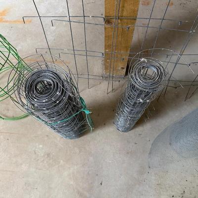 FENCING, WEED BARRIER AND TOMATO CAGES