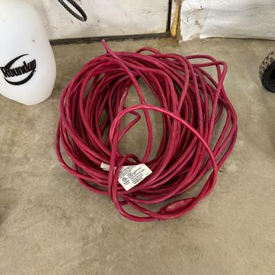 EARTHWISE TILLER CULTIVATOR, SPREADER, SPRAYER AND EXTENSION CORD