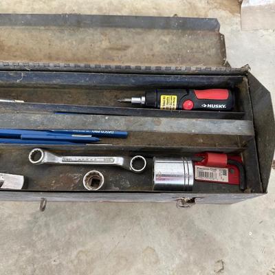 S-K TOOL BOX WITH COMBINATION WRENCHES