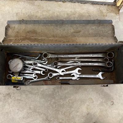 S-K TOOL BOX WITH COMBINATION WRENCHES