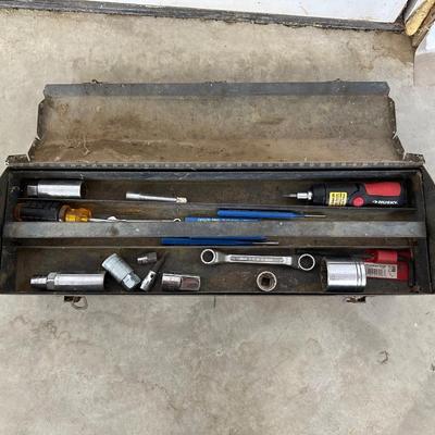S-K TOOL BOX WITH COMBINATION WRENCHES