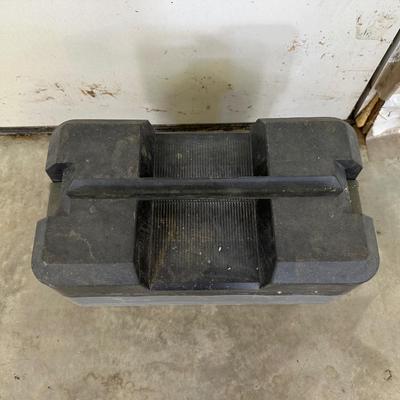 CRAFTSMAN TOOL BOX WITH SOME HAND TOOLS