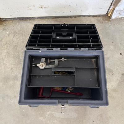 TOOL BOX STOOL WITH CLAMPS