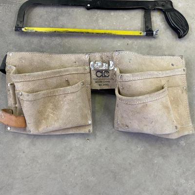 ANGLE GRINDER, TOOL BELT, HAND SAW & MORE