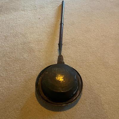 Brass Lidded Bed Warmer (2LR-MG)