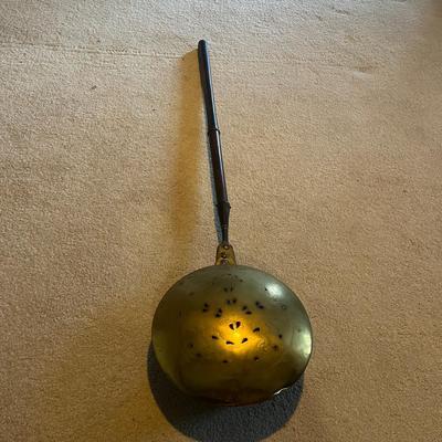 Brass Lidded Bed Warmer (2LR-MG)