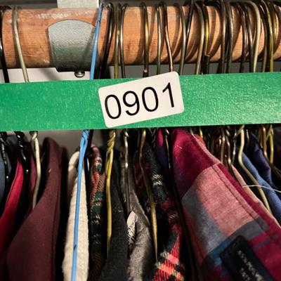 Big Lot Men's Long Sleeve Shirts - L.L. Bean, Lands End, Wrangler