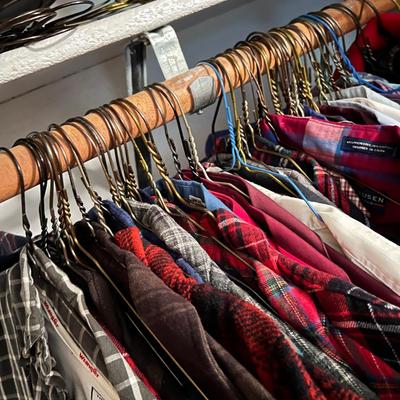 Big Lot Men's Long Sleeve Shirts - L.L. Bean, Lands End, Wrangler