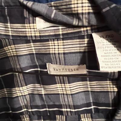 Big Lot Men's Short Sleeve Shirts - Wrangler, Lee, Nautica