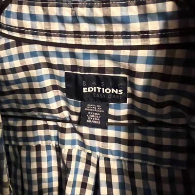 Big Lot Men's Short Sleeve Shirts - Wrangler, Lee, Nautica