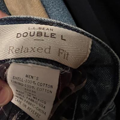 Big Lot Mens Pants Jeans - L.L. Bean, Wrangler, Coleman