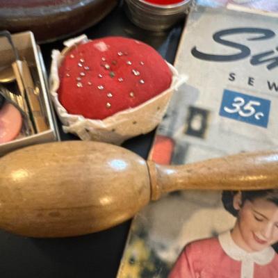 Vintage Sewing, Crafting Storage, Accessories Lot