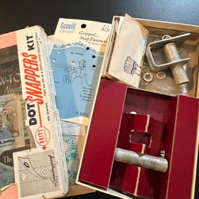 Vintage Sewing, Crafting Storage, Accessories Lot