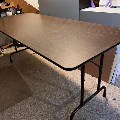 Lot of 2 Heavy Duty Folding Tables