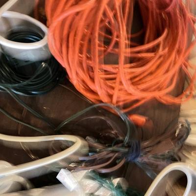 Extension Cords Power Strips, Flash Lights Lot