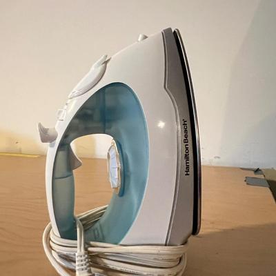 Iron and 2 Heavy Duty Ironing Boards Lot