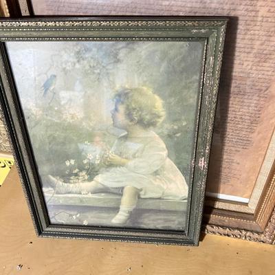 Antique Vintage Wooden Frames Lot