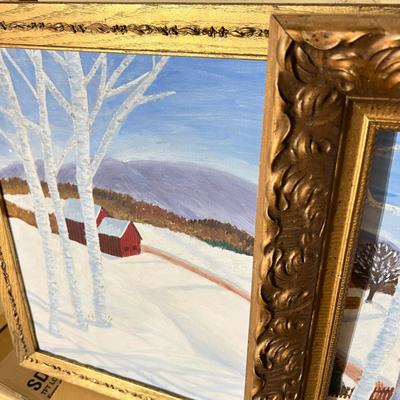Antique Vintage Wooden Frames Lot