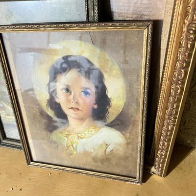 Antique Vintage Wooden Frames Lot
