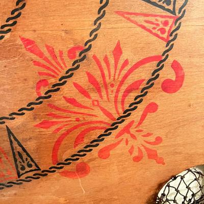 Antique Carrom, No 1 Archarena Style E Double Sided Game Table w. Game Pieces