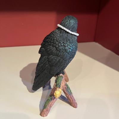 Trio of Crow Statuettes (2LR-MG)