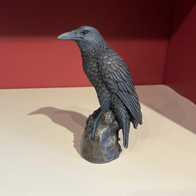Trio of Crow Statuettes (2LR-MG)