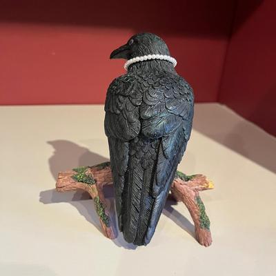 Trio of Crow Statuettes (2LR-MG)