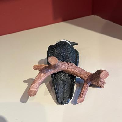 Trio of Crow Statuettes (2LR-MG)