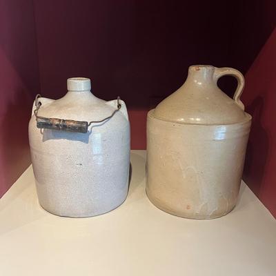 Two Pottery Jugs (2LR-MG)