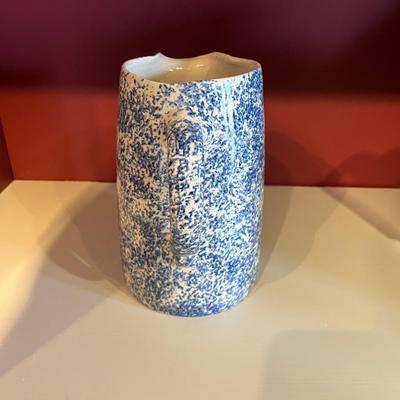 Signed Pottery Pitcher, Candleholder & More (2LR-MG)