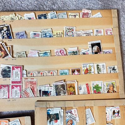 Mixed Vintage Stamp Collection Lot - Book Pages, Envelopes, Foreign