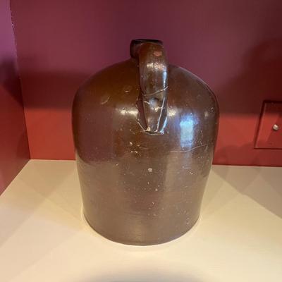 Three Brown Pottery Jugs (2LR-MG)
