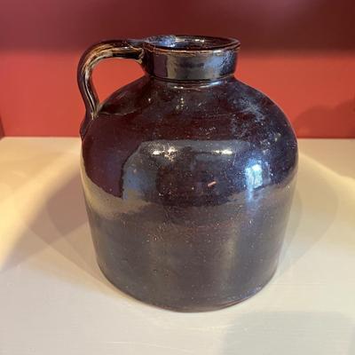 Three Brown Pottery Jugs (2LR-MG)
