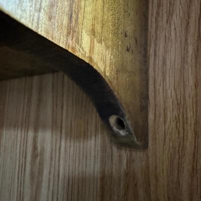 Three Wooden Shelving Units (1BH-TF)