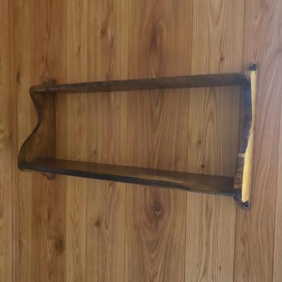 Three Wooden Shelving Units (1BH-TF)