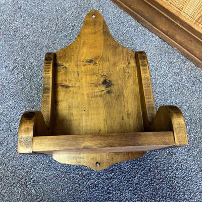 Three Wooden Shelving Units (1BH-TF)