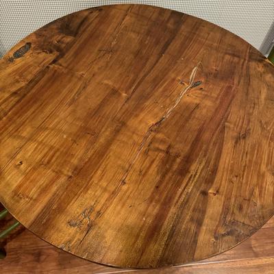 Green Painted Table and Chairs (1BK- TF)