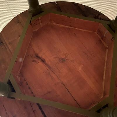 Green Painted Table and Chairs (1BK- TF)