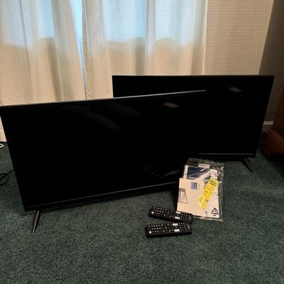 Two Identical 32” Insignia TVs (1BD-TF)