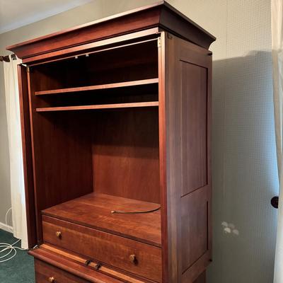 Armoire Chest with Wood Knobs (1BD-TF)