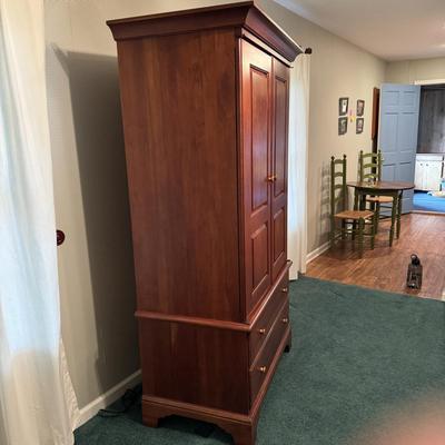 Armoire Chest with Wood Knobs (1BD-TF)
