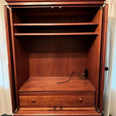Armoire Chest with Wood Knobs (1BD-TF)