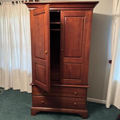 Armoire Chest with Wood Knobs (1BD-TF)