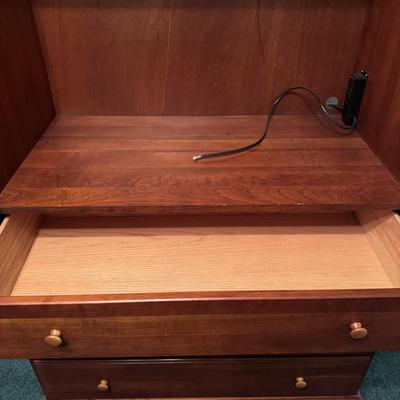 Armoire Chest with Wood Knobs (1BD-TF)