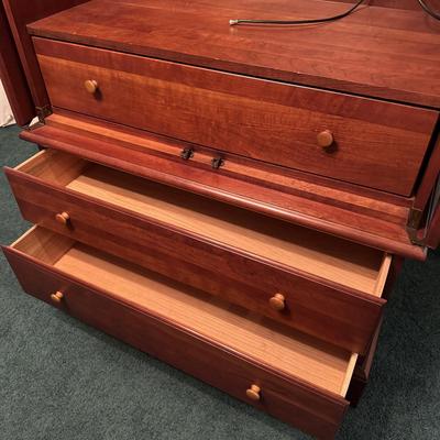 Armoire Chest with Wood Knobs (1BD-TF)