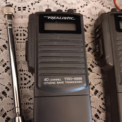 PAIR OF REALISTIC WALKIE TALKIES