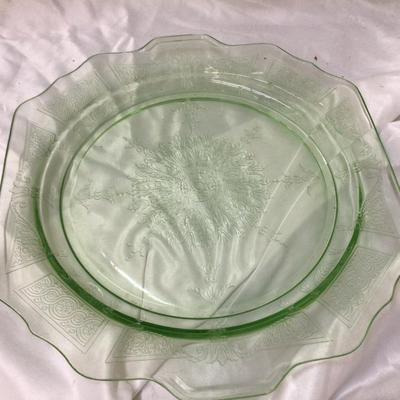 Uranium Green Large Plate